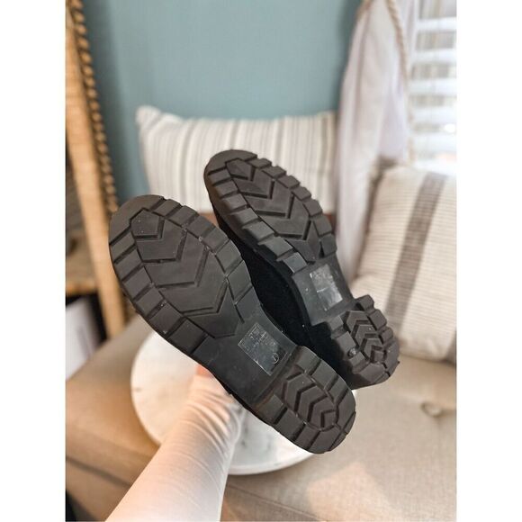Suede moto boots - Picture 4 of 5